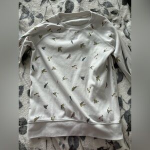 Bird Print Sweatshirt
